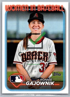 2024 Topps Women in Baseball Ronnie Gajownik #WIB3