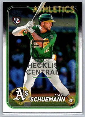 2024 Topps Update Max Schuemann #US220 RC