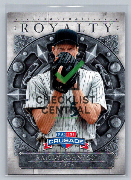 2024 Panini Crusade Baseball Royalty Randy Johnson #12