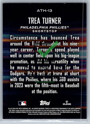 2024 Topps Around the Horn Trea Turner #ATH13
