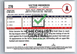 2024 Topps Victor Mederos #270 RC