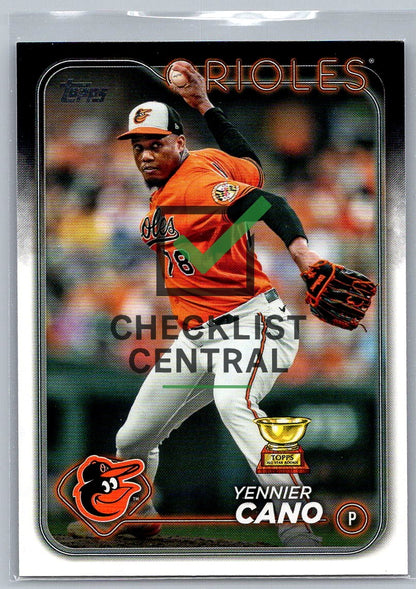 2024 Topps Yennier Cano #158