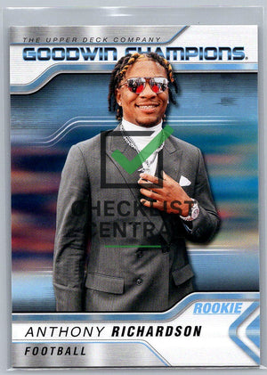 2023 Upper Deck Goodwin Champions Anthony Richardson #67