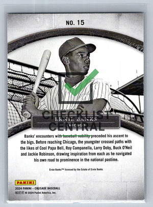2024 Panini Crusade Baseball Royalty Ernie Banks #15