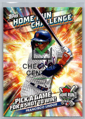 2024 Topps Home Run Challenge Code Cards Series 2 Francisco Lindor #HRC16