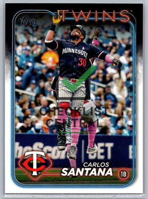 2024 Topps Update Carlos Santana #US224
