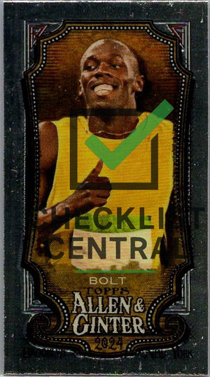 2024 Topps Allen & Ginter Chrome Mini Usain Bolt #208