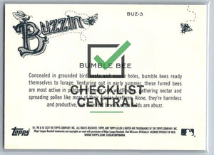 2024 Topps Allen & Ginter Buzzin' Bumble Bee #BUZ-3