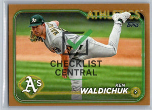 2024 Topps Gold Ken Waldichuk #659