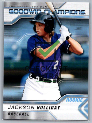 2023 Upper Deck Goodwin Champions Jackson Holliday #23