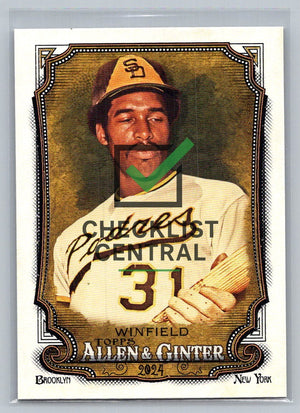 2024 Topps Allen & Ginter Dave Winfield #108