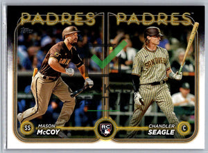 2024 Topps Update Mason McCoy & Chandler Seagle #US227