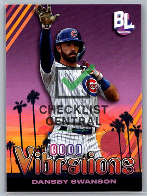 2024 Topps  Big League Good Vibrations Dansby Swanson #GV-37