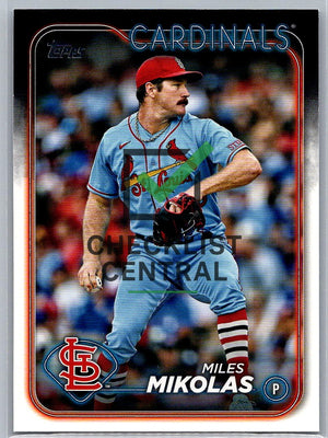 2024 Topps Miles Mikolas #287