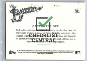 2024 Topps Allen & Ginter Buzzin' Carpenter Bee #BUZ-4