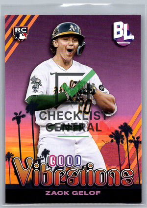 2024 Topps  Big League Good Vibrations Zack Gelof #GV-42