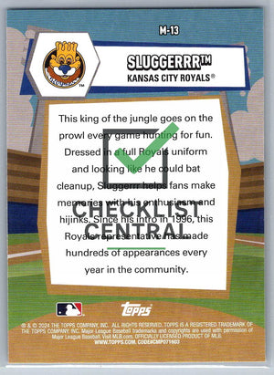 2024 Topps Big League Mascots Slugger #M-13