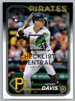 2024 Topps Henry Davis #295 RC