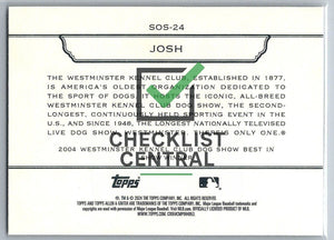 2024 Topps Allen & Ginter Westminster Stars of the Show Josh #SOS-24