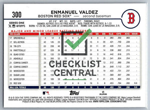 2024 Topps Emmanuel Valdez #300