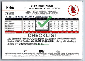 2024 Topps Update Alec Burleson #US256