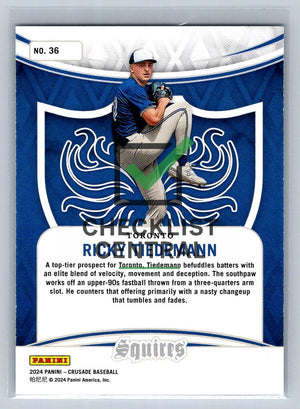 2024 Panini Crusade Squires Ricky Tiedemann #36