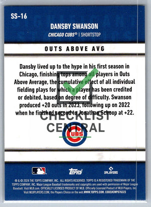 2024 Topps Significant Statistics Dansby Swanson #SS16