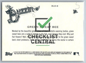 2024 Topps Allen & Ginter Buzzin' Green Sweat Bee #BUZ-8