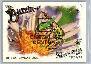 2024 Topps Allen & Ginter Buzzin' Green Sweat Bee #BUZ-8