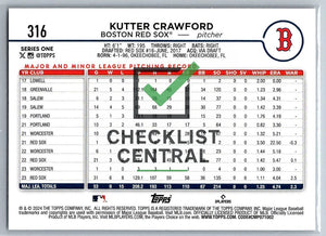 2024 Topps Kutter Crawford #316