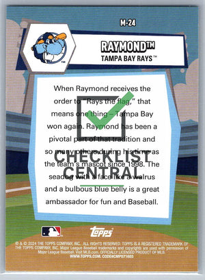 2024 Topps Big League Mascots Raymond #M24