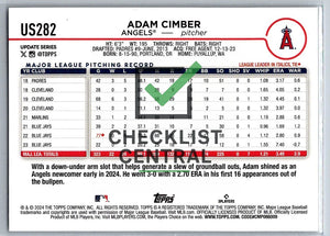 2024 Topps Update Adam Cimber #US282