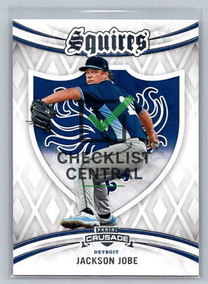 2024 Panini Crusade Squires Jackson Jobe #40