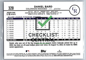 2024 Topps Daniel Bard #320
