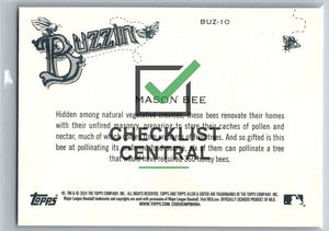 2024 Topps Allen & Ginter Buzzin' Mason Bee #BUZ-10