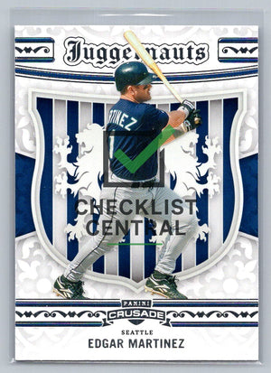 2024 Panini Crusade Juggernauts Edgar Martinez #9