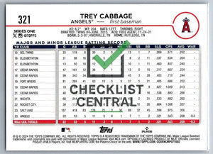 2024 Topps Trey Cabbage #321 RC
