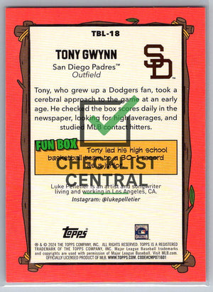 2024 Topps Big League Topps Big Leaguer Tony Gwynn #TBL-18