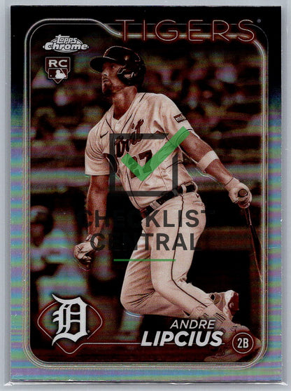 2024 Topps Chrome Sepia Refractors Andre Lipcius #227