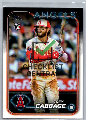 2024 Topps Trey Cabbage #321 RC