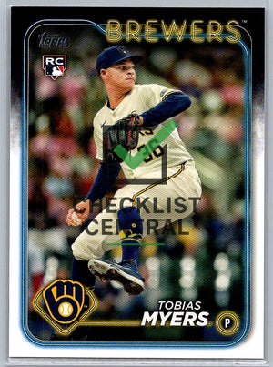 2024 Topps Update Tobias Myers #US299 RC