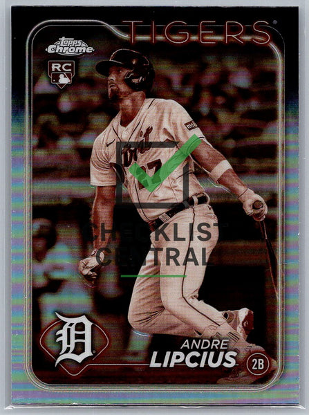 2024 Topps Chrome Sepia Refractors Andre Lipcius #227