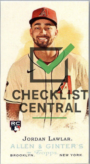 2024 Topps Allen & Ginter Mini Rookie Design Variations Jordan Lawlar #RD-4