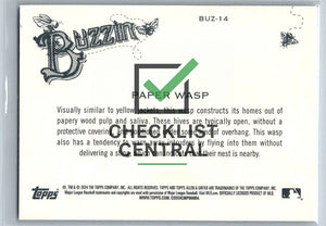 2024 Topps Allen & Ginter Buzzin' Paper Wasp #BUZ-14