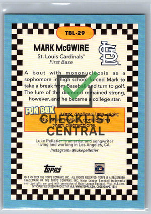 2024 Topps Big League Big Leaguer Mark McGwire #TBL-29