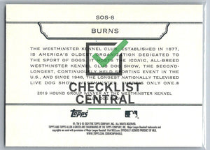 2024 Topps Allen & Ginter Westminster Stars of the Show Burns #SOS-8