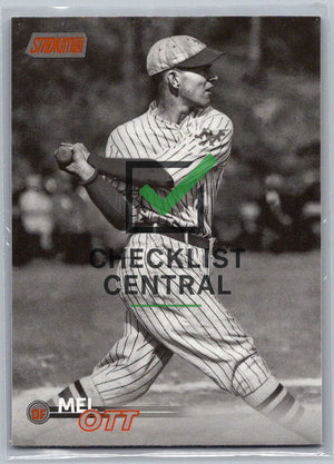 2023 Topps Stadium Club Black & White Mel Ott #210