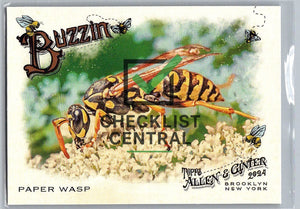 2024 Topps Allen & Ginter Buzzin' Paper Wasp #BUZ-14