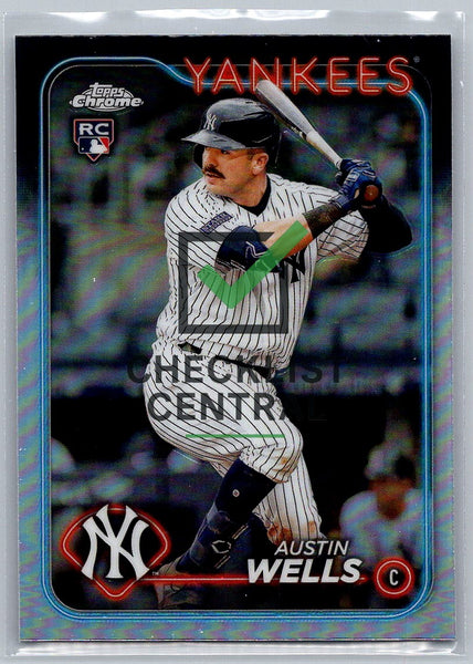 2024 Topps Chrome Refractors Austin Wells #281