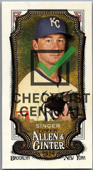 2024 Topps Allen & Ginter Mini Brady Singer #324 SP